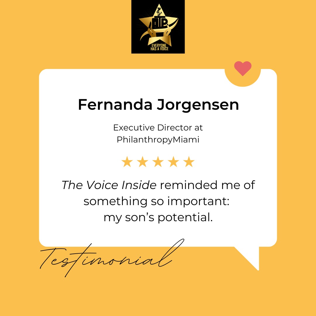 Fernanda Jorgensen—a dedicated advocate and loving parent of a child on the spectrum—shared this moving reflection after attending our screening event of The Voice Inside:
“As a parent of a child on the spectrum, one of my greatest worries is the uncertainty of his future. Like many parents, I sometimes find myself focusing on the challenges…”
But that night, something shifted.
“The series’ powerful message of ‘achieve anyway’ filled me with hope and reinforced my belief in his ability to overcome obstacles and thrive in his own way.”
🔗 Read her original post on LinkedIn here: shorturl.at/adO4R
💙 Thank you, Fernanda, for your beautiful words, and for being a voice of strength, love, and hope in our community.
🎬 The Voice Inside
Created by Gena Sims
Presented by Autism Theater Project
Follow us to hear more voices that inspire.
#TheVoiceInside #AutismTheaterProject #ParentingAutism #AutismAwareness